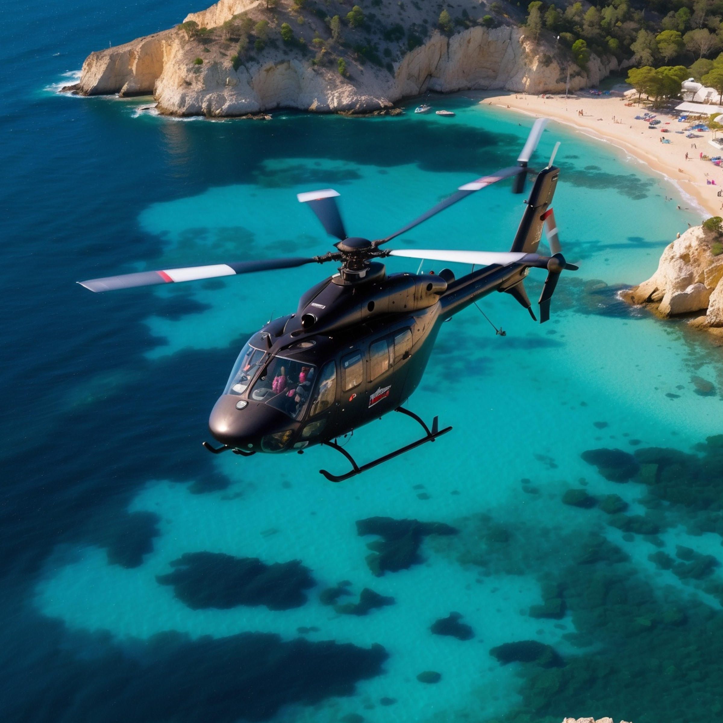 transfer helicopter mallorca